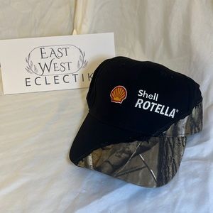 Shell branded ball cap with RealTree Camo